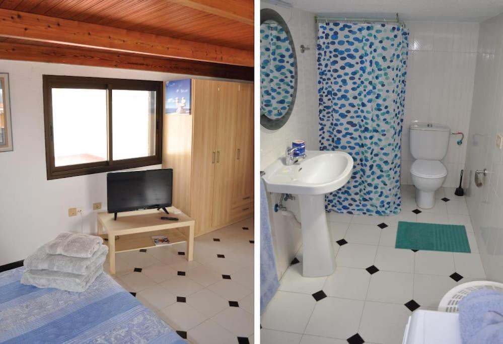 Los Cisnes Encantadora Casa Con Jardin Y Estudio Vista Al Mar El Médano Extérieur photo